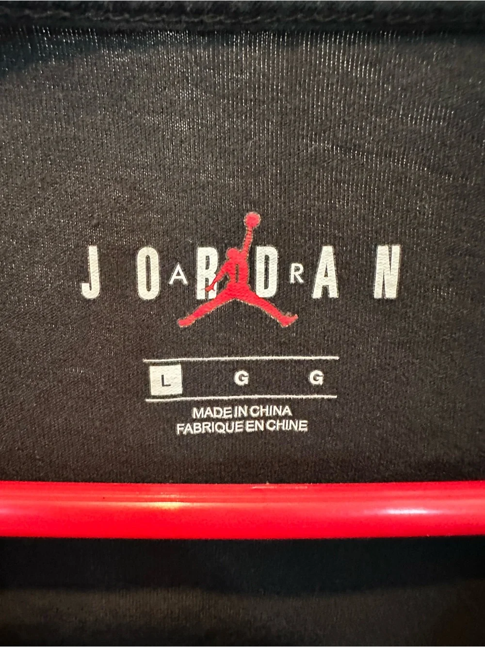 Jordan Black Tee with Multicolor Retro Badge Graphics